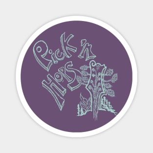 Pick 'n Hops Band (outline) Magnet